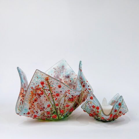 Draped Poppy Flower Meadow T-Light