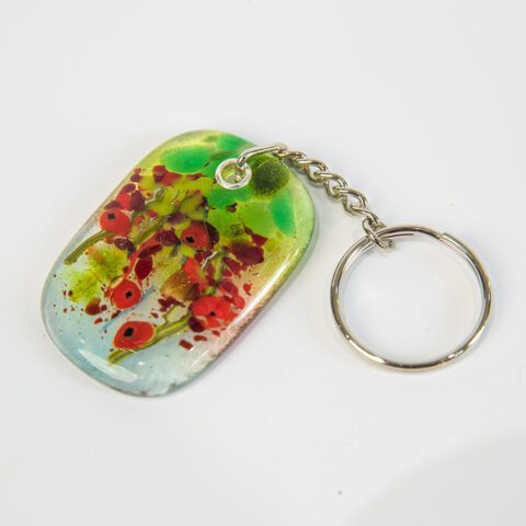 Poppy Key Ring