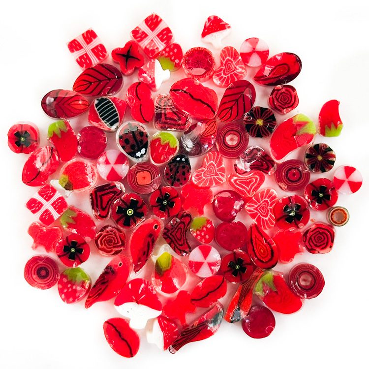 Murrine - Red - Mix - 90COE - Image 2