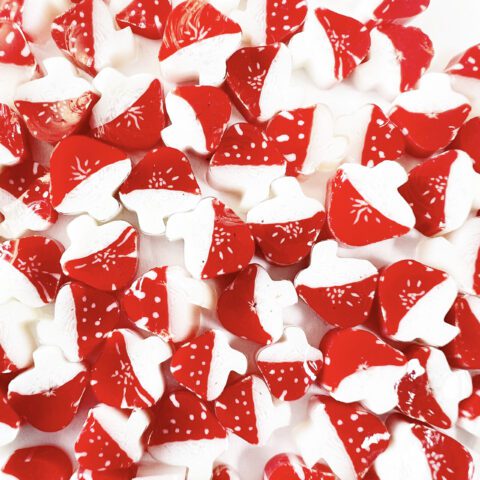 Murrine - Red Mushrooms - 90COE
