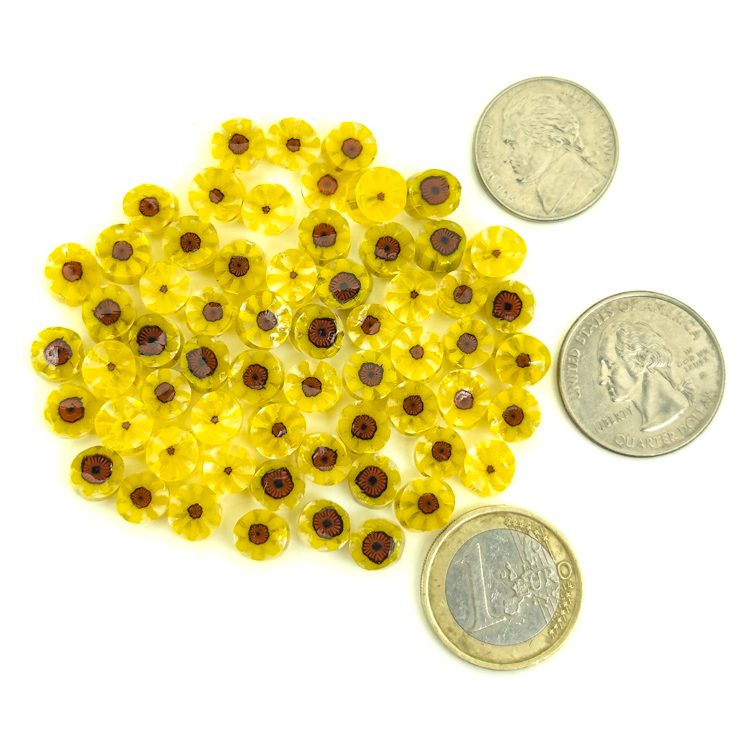 Murrine - Flowers - Large Sunflower - 96COE