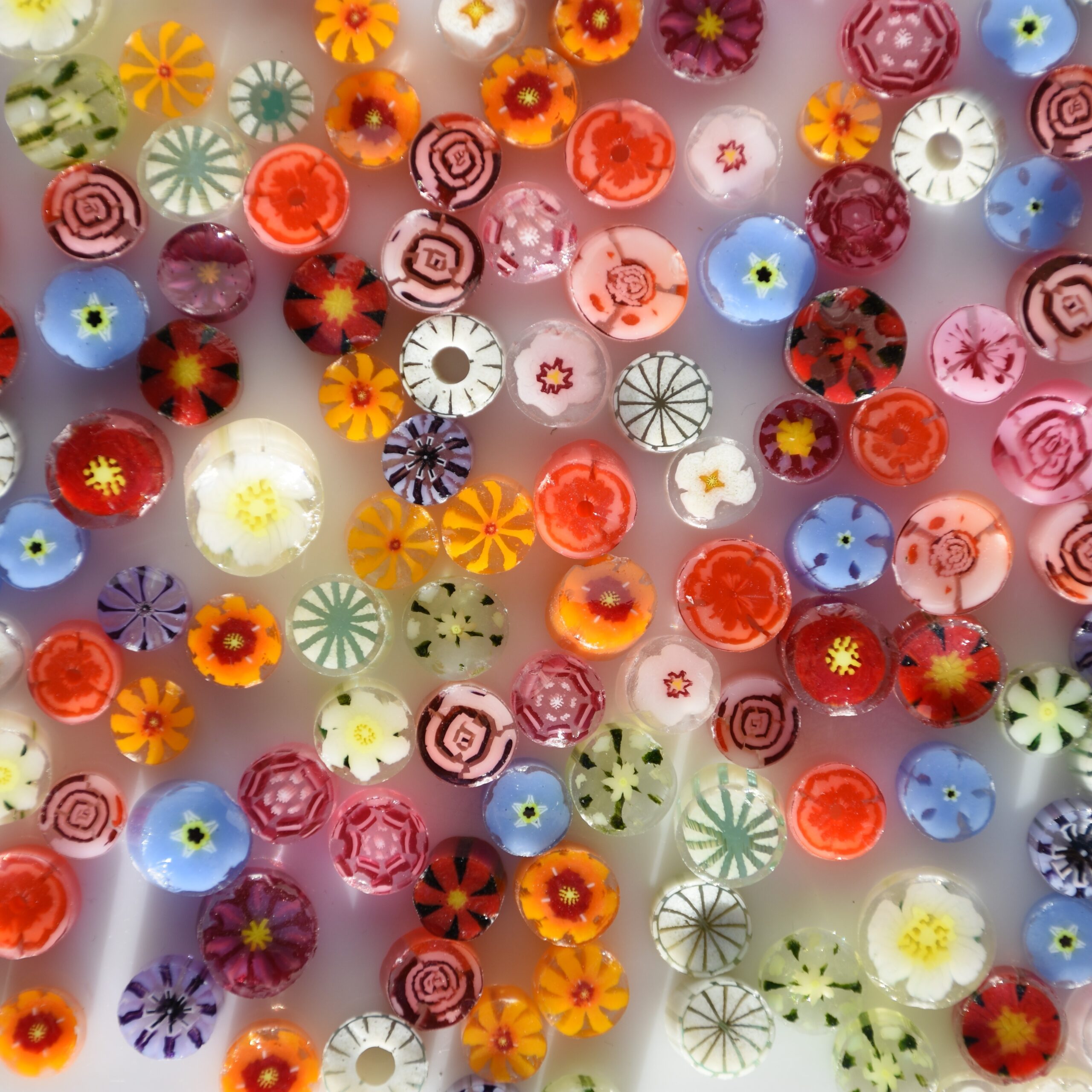 Murrine - Large Flower - Mix - 90COE