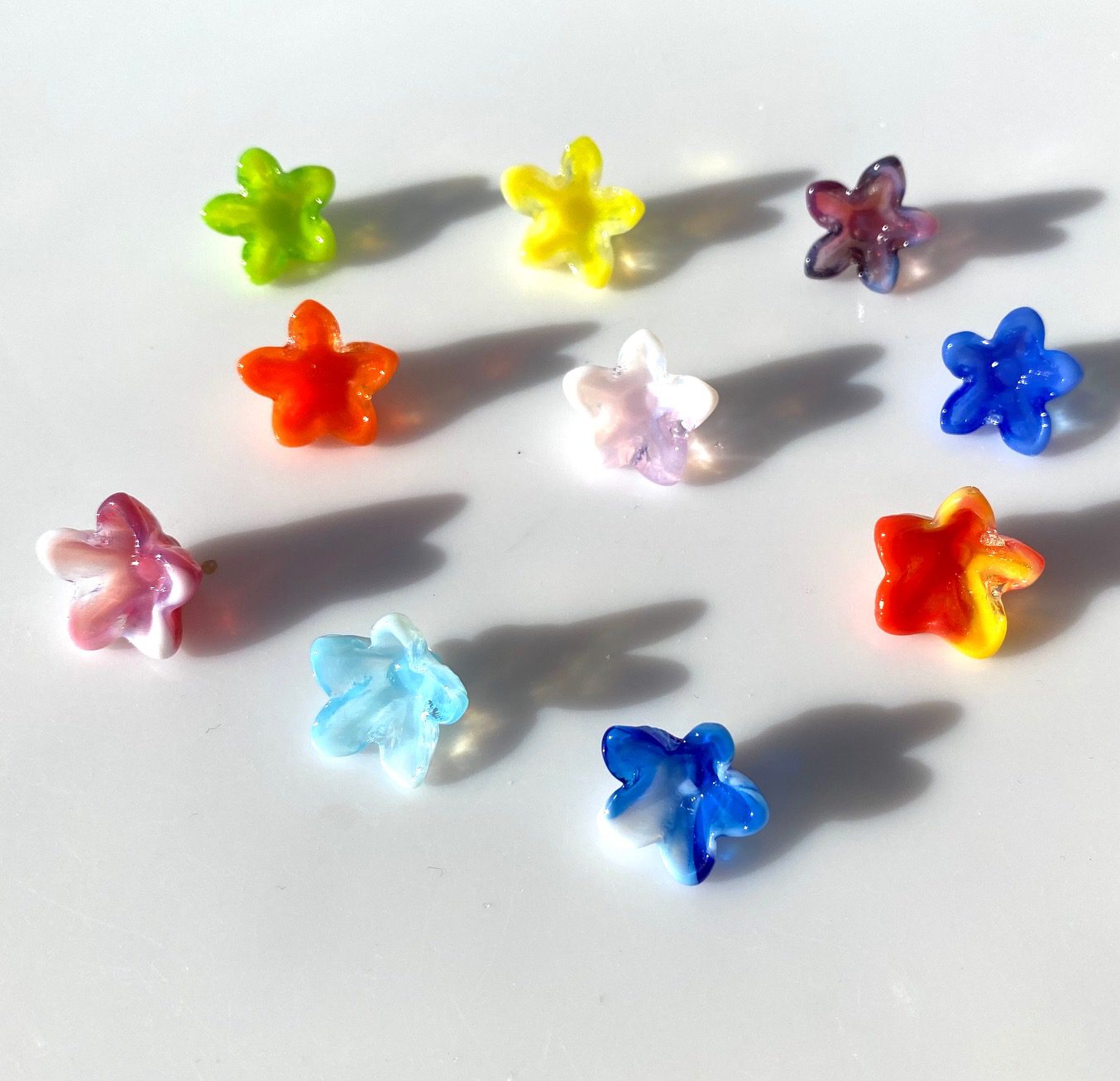 Lampwork - Star Flowers - 96COE