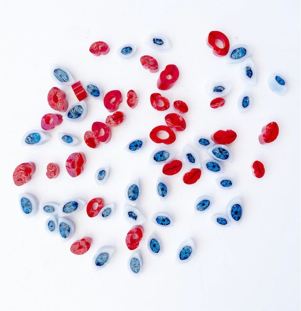 Murrine - Face - Lips and Eye - 90COE