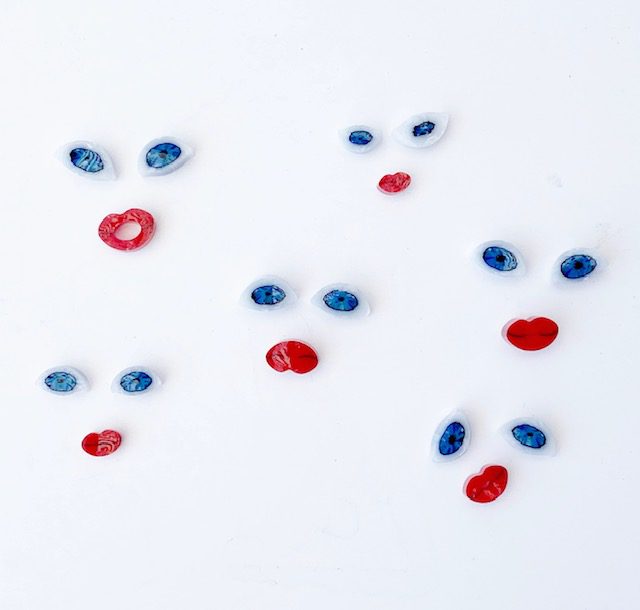 Murrine - Face - Lips and Eye - 90COE