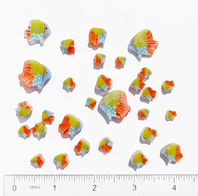Murrine – Mixed Size – Fantasy Fish - 90COE