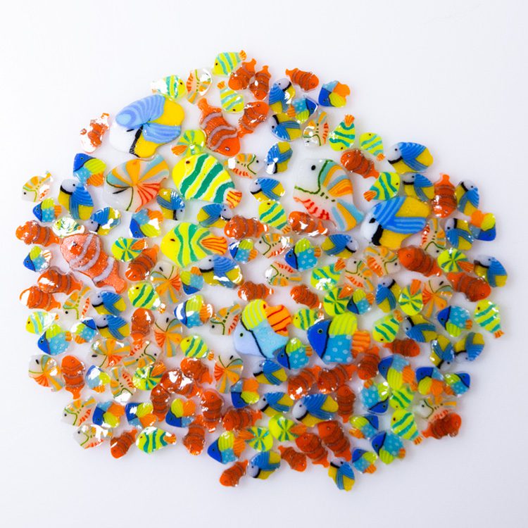 Murrine - Mixed Size - Tropical Fish - 96COE