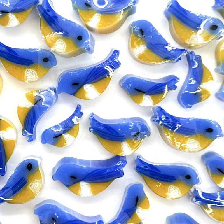 Murrine - Animals - Blue Bird - 90COE