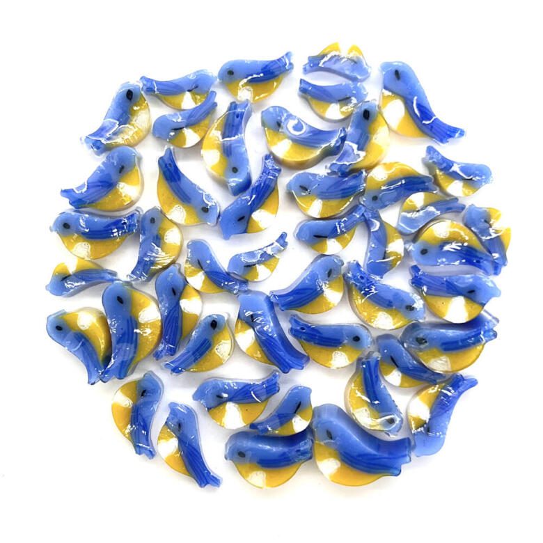 Murrine - Animals - Blue Bird - 90COE