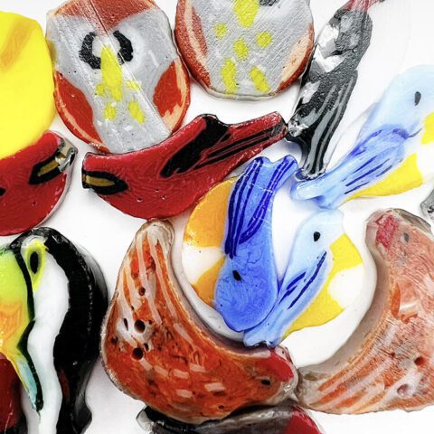 XL Murrine - Birds Mix - 96COE