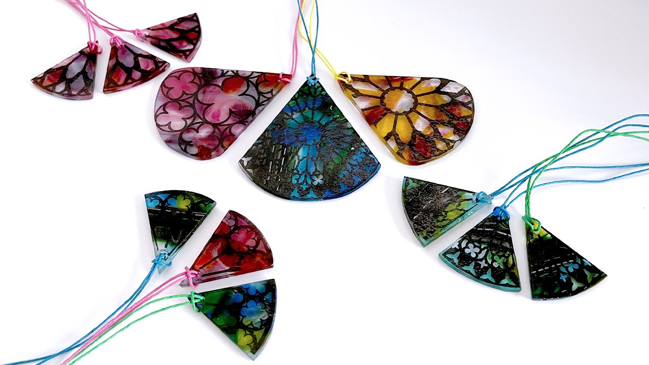 10 Stained Glass Window Decals - Fusing Decals by Jamaison - Image 7