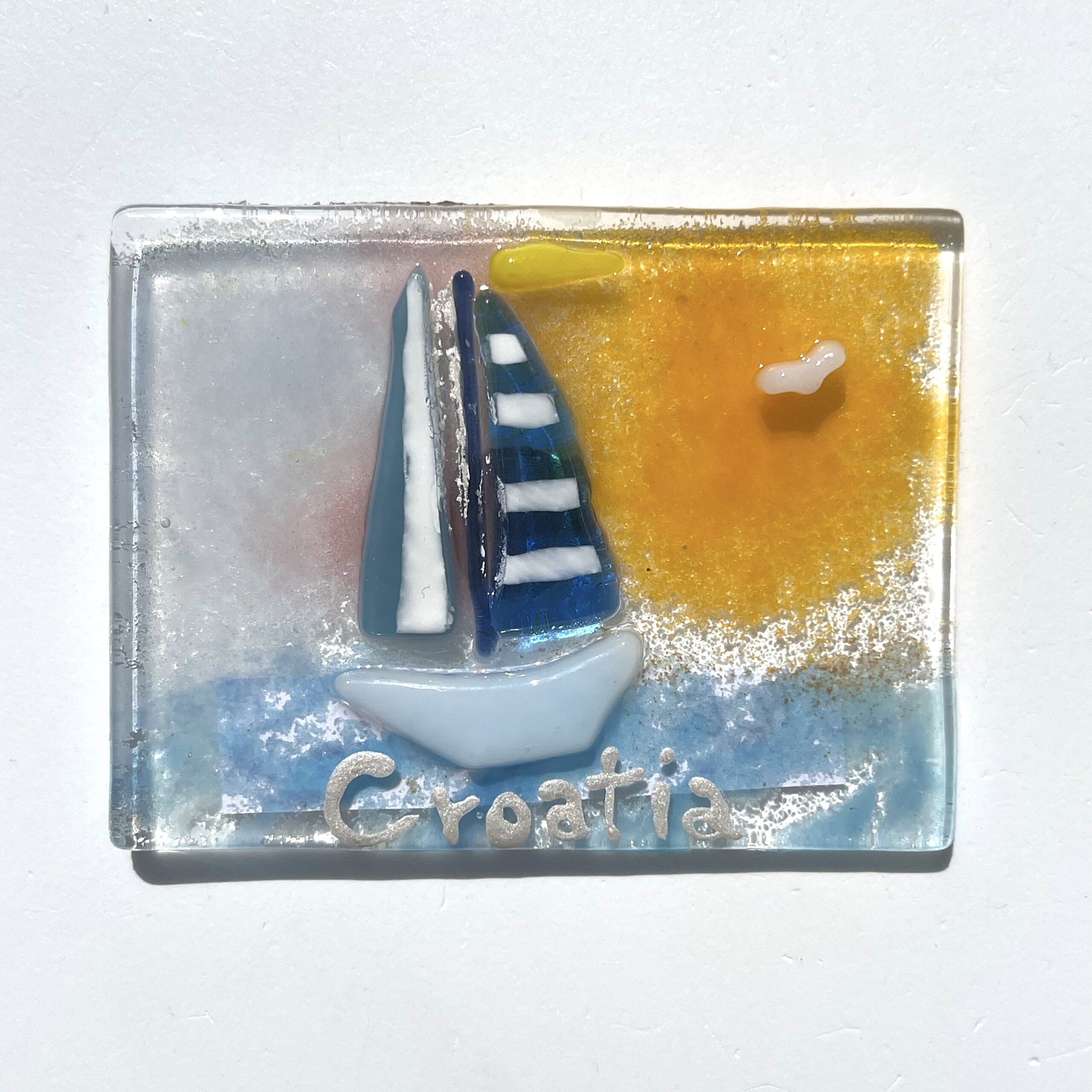 Fused Glass Art Fridge Magnets
