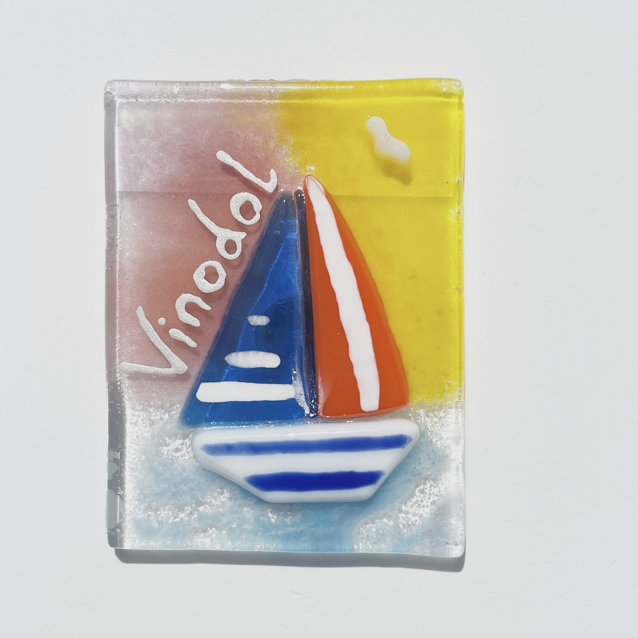 Fused Glass Art Fridge Magnets