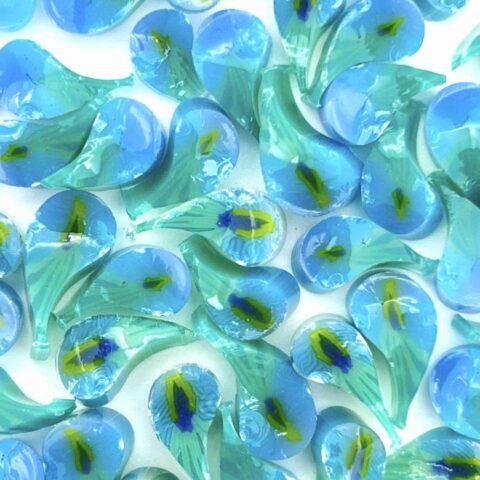 Murrine - Peacock Droplet - 96COE