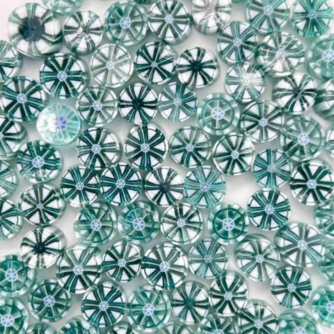 Murrine - Vortex - Peacock Flower- 90COE