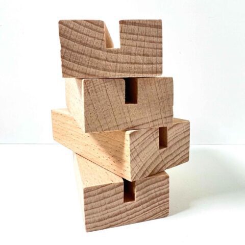 Small Wooden Base Stand