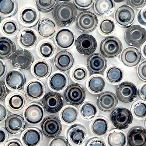 Murrine - Basic - Black and Grey - 96COE
