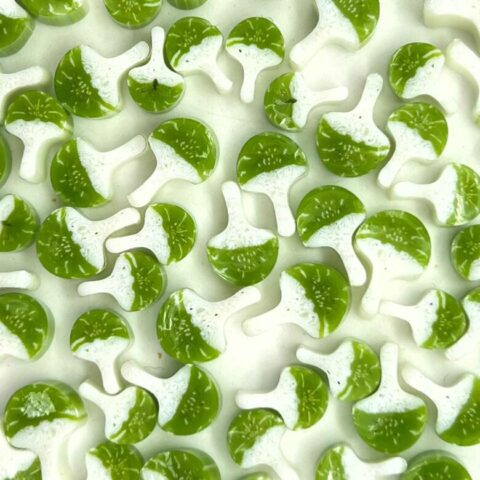 Murrine - Magic Green Mushrooms - 90COE