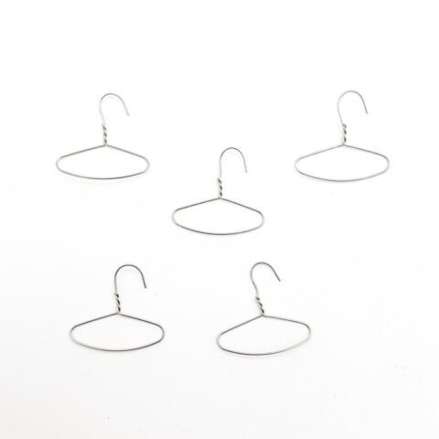 5 Fusible Metal Coat Hangers