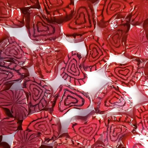 Murrine - Heart - Red - 96COE