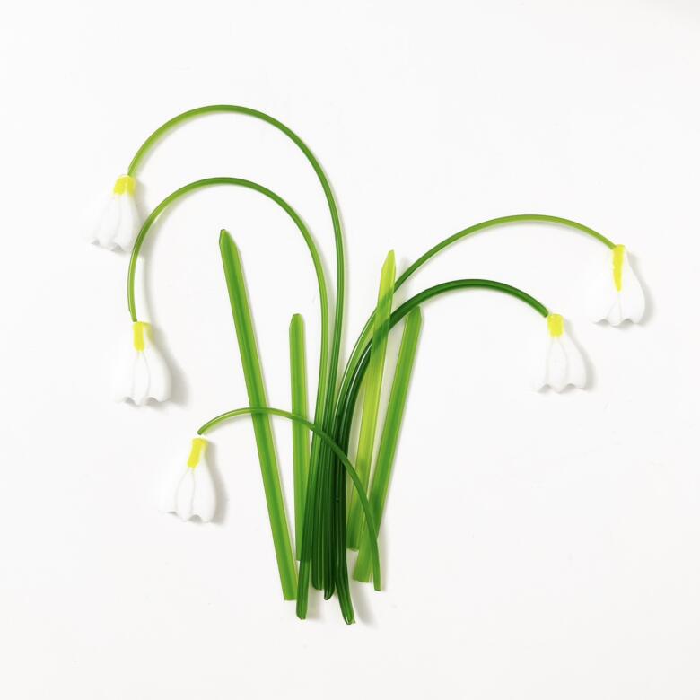 XL Murrine - Snowdrop Plant Mix - 96COE