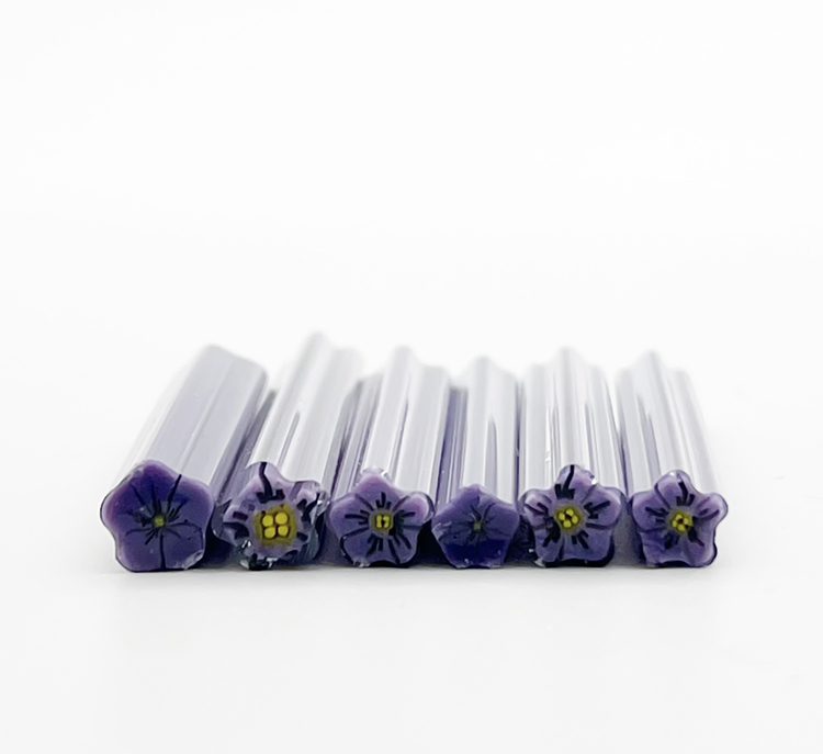 Murrine - Flowers - Purple Violet - 96COE