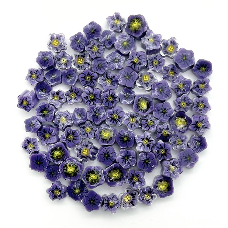 Murrine - Flowers - Purple Violet - 96COE