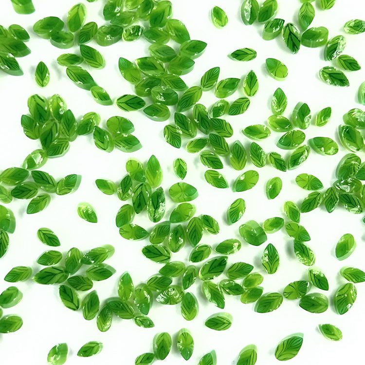 Murrine - Mini Green Leaves - 96COE - 25g