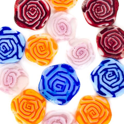 XL Murrine - Flowers - Roses Mix - 96COE