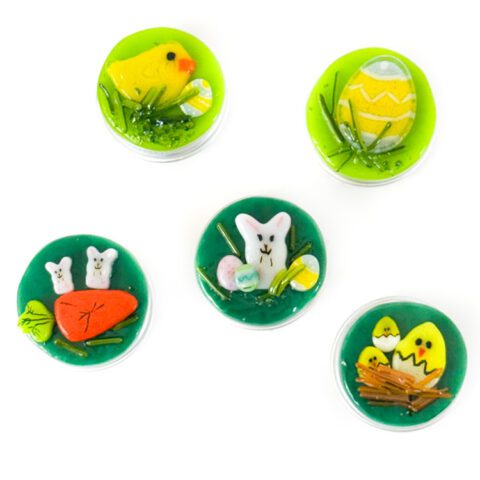 Fused Glass Easter Mini Boxes