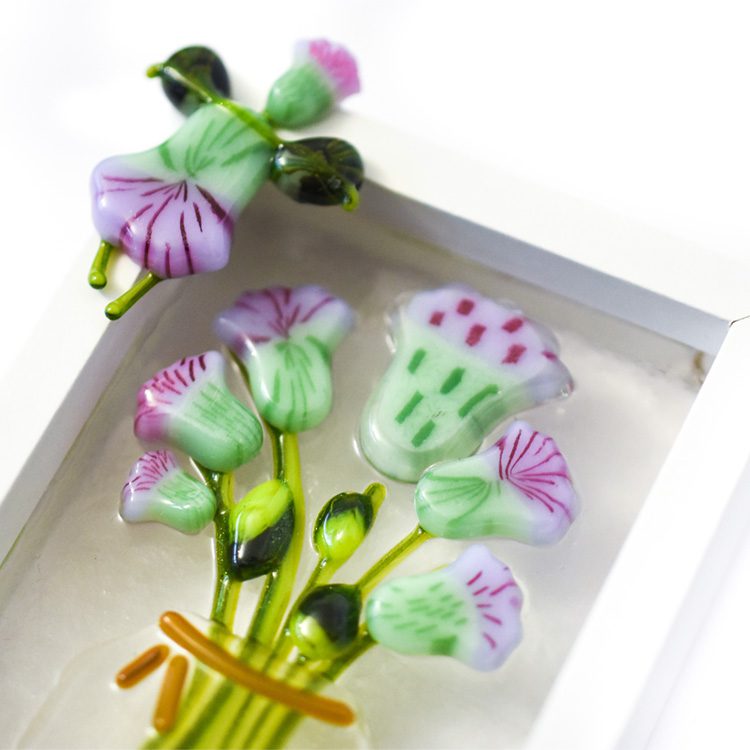 Fused Glass Thistle Fairy - Image 3
