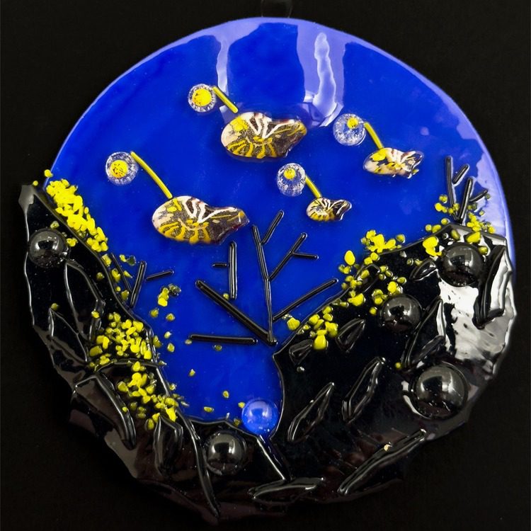 Fused Glass Deep Sea Mini Scene