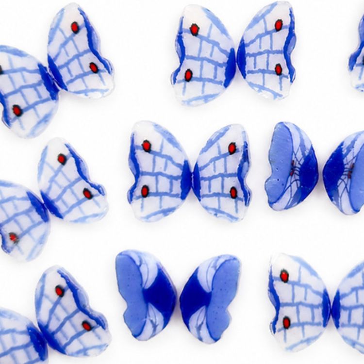 XL Murrine - Sapphire - Butterfly - 90COE