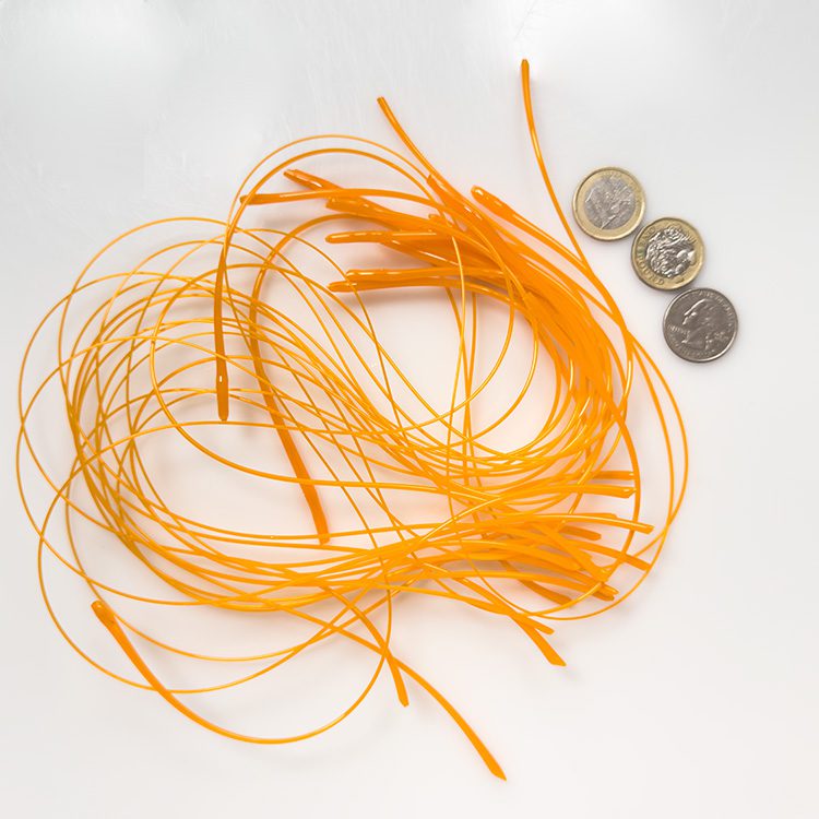 Vitrigraph Stringers -Orange- Float Glass-50g-coin